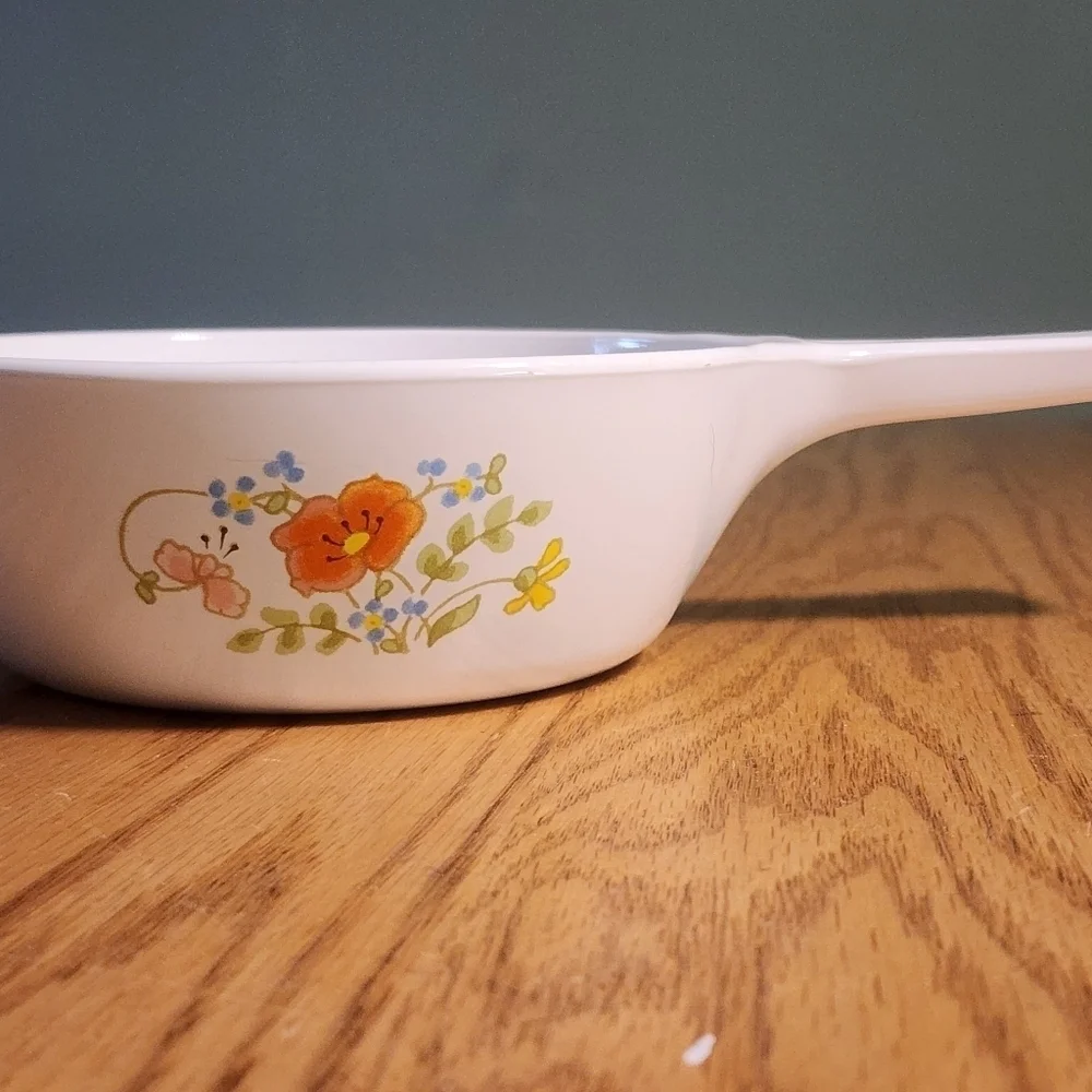 Corning Ware Pots & Skillet Vintage RARE Set Of 3 DURABLE NONTOXIC